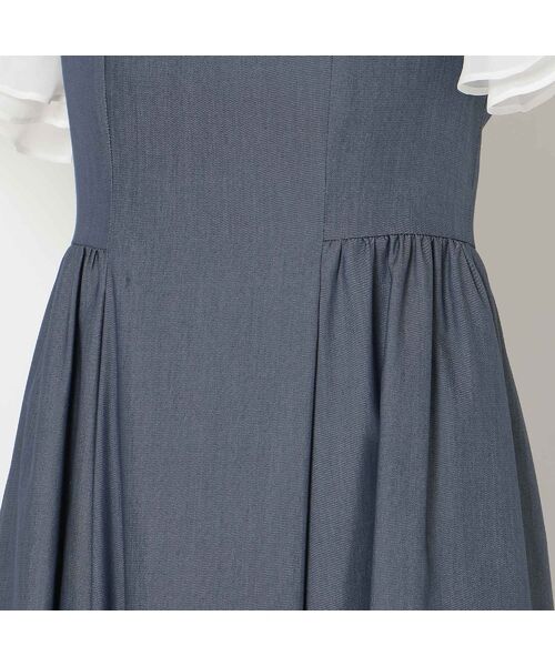 Rose Tiara / ローズティアラ ミニ丈・ひざ丈ワンピース | 【接触冷感】バックシャーリングジャンパースカート | 詳細13