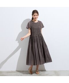 Rose Tiara / ローズティアラ ミニ丈・ひざ丈ワンピース | シャーリングマキシ丈ワンピース