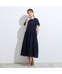 Rose Tiara / ローズティアラ ミニ丈・ひざ丈ワンピース | シャーリングマキシ丈ワンピース