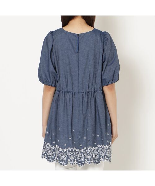 Rose Tiara / ローズティアラ シャツ・ブラウス | スカラ刺繍チュニック | 詳細4