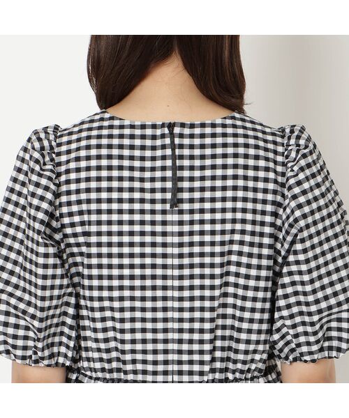 Rose Tiara / ローズティアラ シャツ・ブラウス | スカラ刺繍チュニック/ ギンガムチェック | 詳細12