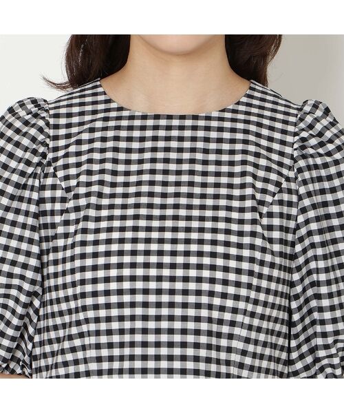 Rose Tiara / ローズティアラ シャツ・ブラウス | スカラ刺繍チュニック/ ギンガムチェック | 詳細7