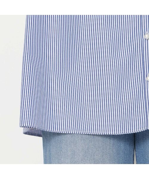 Rose Tiara / ローズティアラ シャツ・ブラウス | ストライプ刺繍パフスリーブブラウス | 詳細12