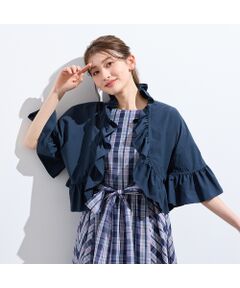 Rose Tiara / ローズティアラ その他アウター | 【接触冷感/UVカット/遮熱】ラッフルボレロ