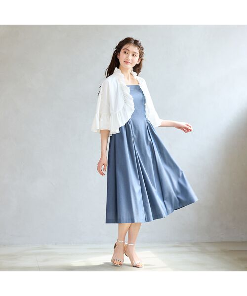 Rose Tiara / ローズティアラ その他アウター | 【接触冷感/UVカット/遮熱】ラッフルボレロ | 詳細3