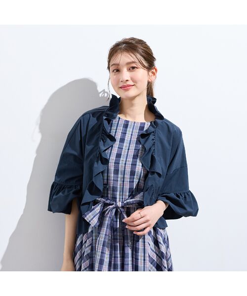 Rose Tiara / ローズティアラ その他アウター | 【接触冷感/UVカット/遮熱】ラッフルボレロ | 詳細5