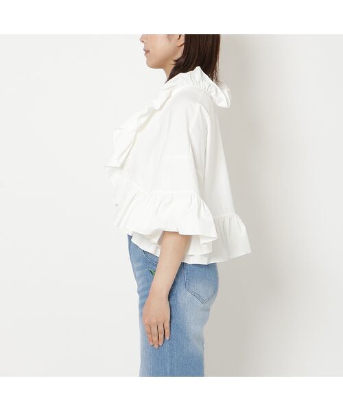 Rose Tiara / ローズティアラ その他アウター | 【接触冷感/UVカット/遮熱】ラッフルボレロ | 詳細8