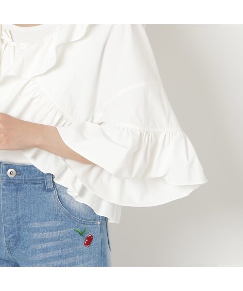 Rose Tiara / ローズティアラ その他アウター | 【接触冷感/UVカット/遮熱】ラッフルボレロ | 詳細12