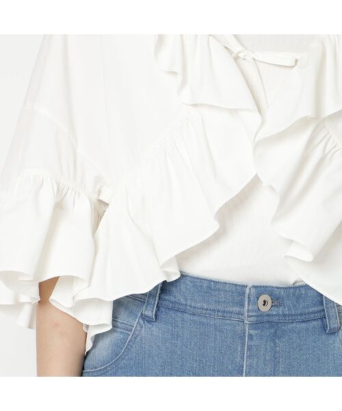 Rose Tiara / ローズティアラ その他アウター | 【接触冷感/UVカット/遮熱】ラッフルボレロ | 詳細13