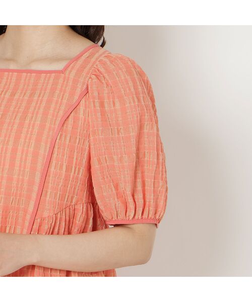 Rose Tiara / ローズティアラ シャツ・ブラウス | シズルチェックペプラムブラウス | 詳細13