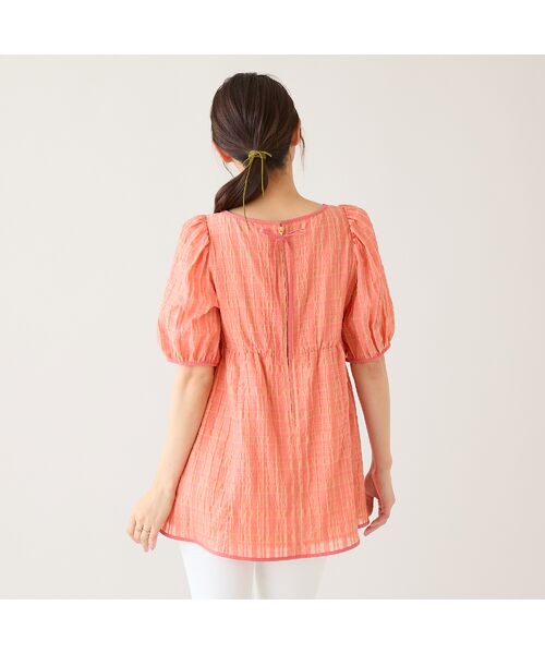 Rose Tiara / ローズティアラ シャツ・ブラウス | シズルチェックペプラムブラウス | 詳細7