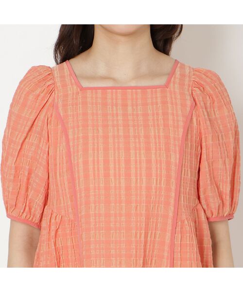 Rose Tiara / ローズティアラ シャツ・ブラウス | シズルチェックペプラムブラウス | 詳細11