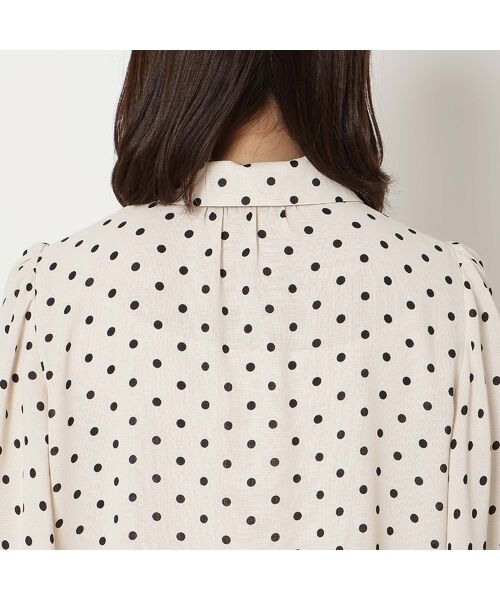 Rose Tiara / ローズティアラ シャツ・ブラウス | フレア袖ドットブラウス | 詳細13