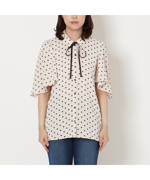 Rose Tiara / ローズティアラ シャツ・ブラウス | フレア袖ドットブラウス | 詳細5