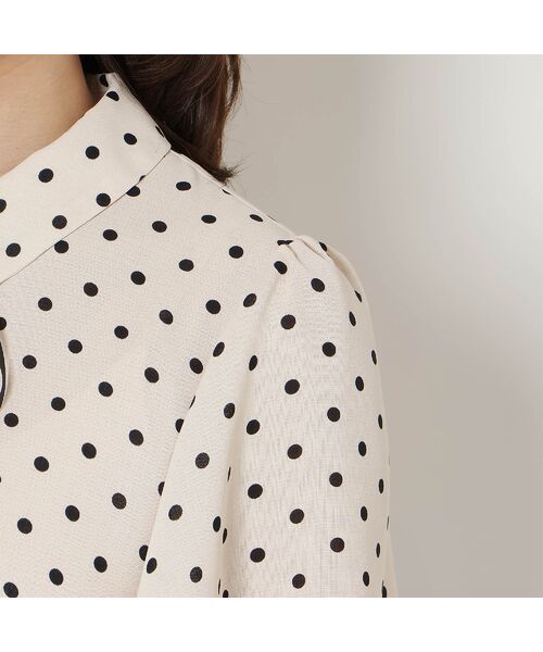 Rose Tiara / ローズティアラ シャツ・ブラウス | フレア袖ドットブラウス | 詳細10