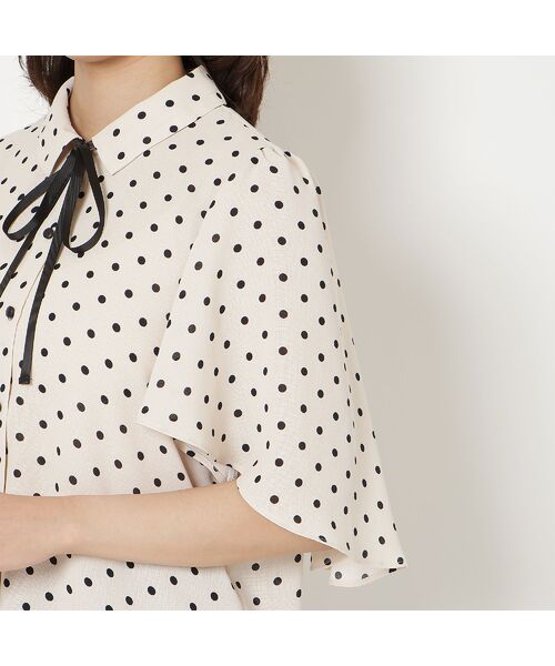 Rose Tiara / ローズティアラ シャツ・ブラウス | フレア袖ドットブラウス | 詳細11