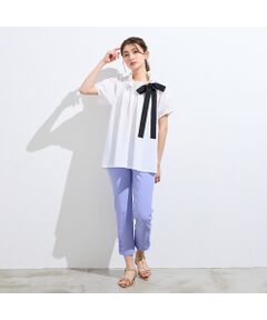 Rose Tiara / ローズティアラ シャツ・ブラウス | 【接触冷感】ギャザーリボンブラウス