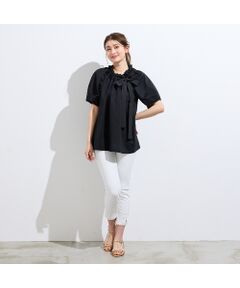 Rose Tiara / ローズティアラ シャツ・ブラウス | 【接触冷感】ギャザーリボンブラウス