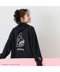 Rose Tiara / ローズティアラ パーカー | 【My Melody】マイメロディ　プリントラッシュガード素材パーカー