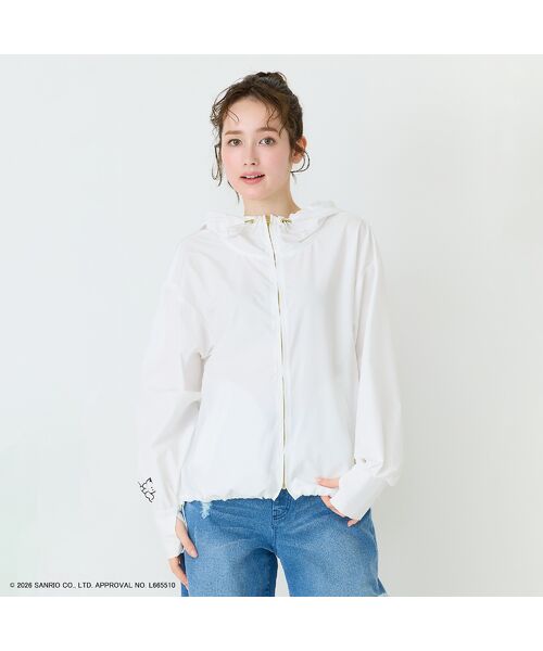 Rose Tiara / ローズティアラ パーカー | 【My Melody】マイメロディ　プリントラッシュガード素材パーカー | 詳細3