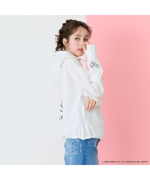 Rose Tiara / ローズティアラ パーカー | 【My Melody】マイメロディ　プリントラッシュガード素材パーカー | 詳細4