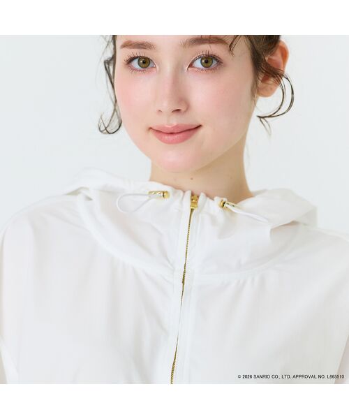 Rose Tiara / ローズティアラ パーカー | 【My Melody】マイメロディ　プリントラッシュガード素材パーカー | 詳細6