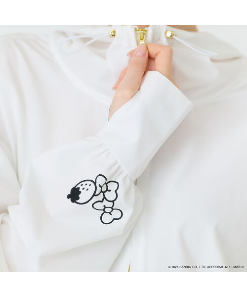 Rose Tiara / ローズティアラ パーカー | 【My Melody】マイメロディ　プリントラッシュガード素材パーカー | 詳細8