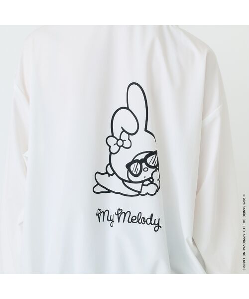 Rose Tiara / ローズティアラ パーカー | 【My Melody】マイメロディ　プリントラッシュガード素材パーカー | 詳細9