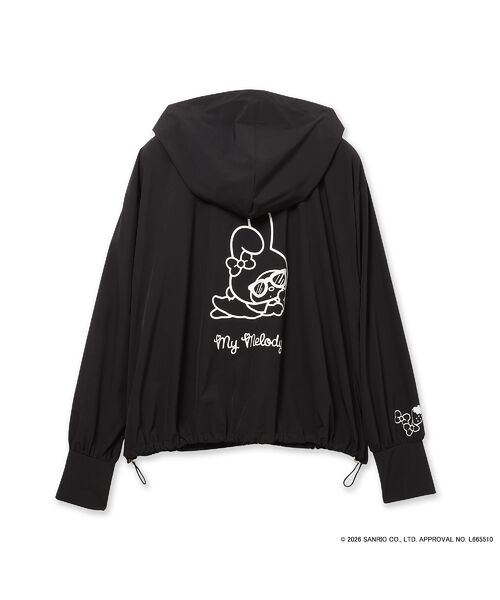 Rose Tiara / ローズティアラ パーカー | 【My Melody】マイメロディ　プリントラッシュガード素材パーカー | 詳細17
