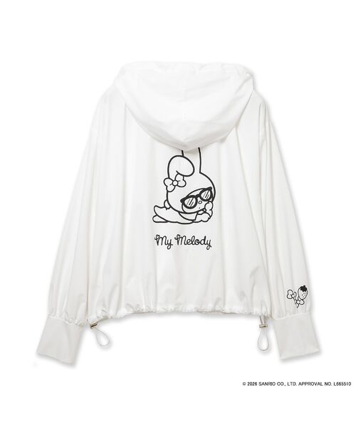 Rose Tiara / ローズティアラ パーカー | 【My Melody】マイメロディ　プリントラッシュガード素材パーカー | 詳細18