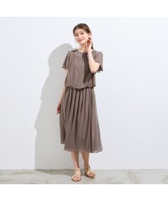 Rose Tiara / ローズティアラ ミニ・ひざ丈スカート | 【セットアップ対応】フレアプリーツスカート