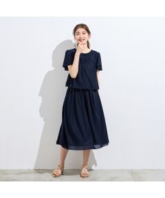 Rose Tiara / ローズティアラ ミニ・ひざ丈スカート | 【セットアップ対応】フレアプリーツスカート