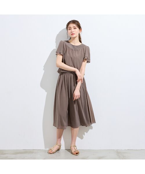 Rose Tiara / ローズティアラ ミニ・ひざ丈スカート | 【セットアップ対応】フレアプリーツスカート | 詳細1