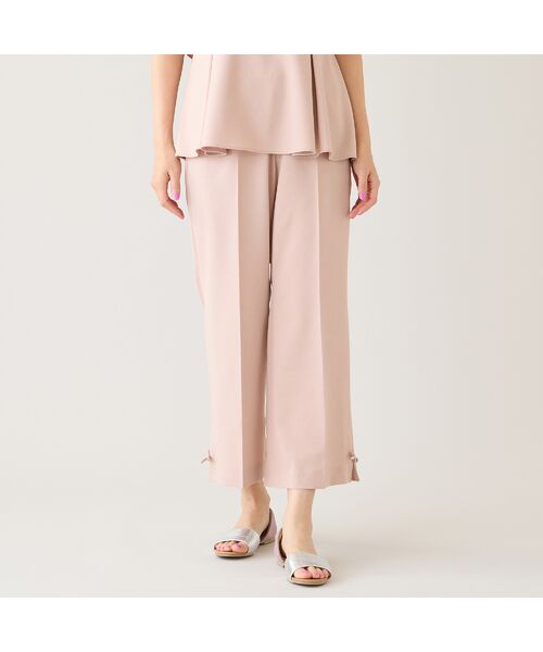 Rose Tiara / ローズティアラ その他パンツ | 【UVカット/イージーケア/接触冷感】ワイドパンツ（ピンク）