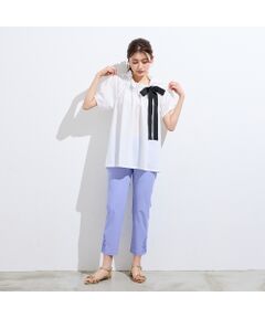 Rose Tiara / ローズティアラ その他パンツ | 【接触冷感/UVカット/伸縮性◎】フラワーレースレギンスパンツ