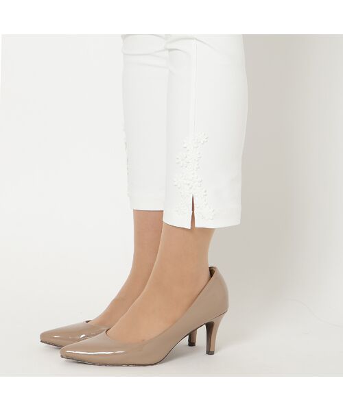 Rose Tiara / ローズティアラ その他パンツ | 【接触冷感/UVカット/伸縮性◎】フラワーレースレギンスパンツ | 詳細16