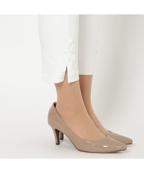 Rose Tiara / ローズティアラ その他パンツ | 【接触冷感/UVカット/伸縮性◎】フラワーレースレギンスパンツ | 詳細15