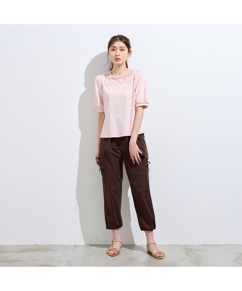 Rose Tiara / ローズティアラ その他パンツ | 【UVカット/接触冷感/吸水速乾】カーゴパンツ（ブラウン）