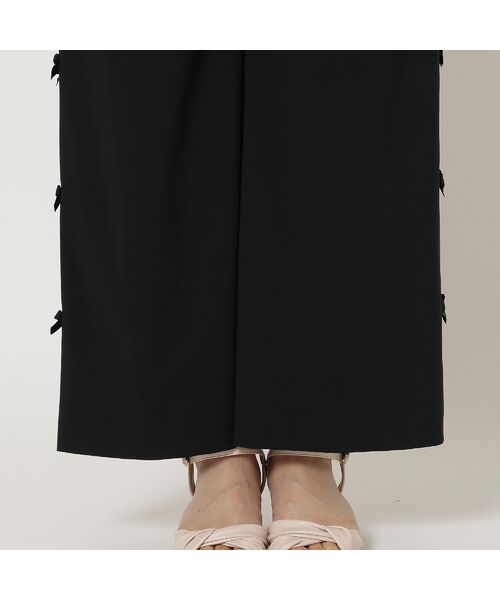 Rose Tiara / ローズティアラ その他パンツ | 【M-StyleLuxeコラボ】クールトリコットリボンイージーパンツ | 詳細9