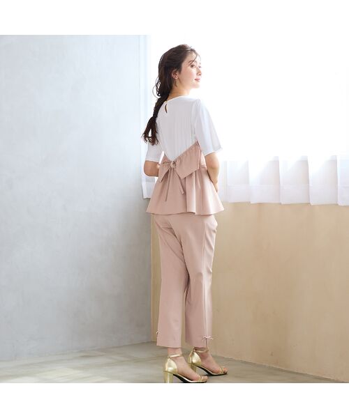 Rose Tiara / ローズティアラ カットソー | 【UVカット/イージーケア/接触冷感】ペプラムビスチェカットソー | 詳細6