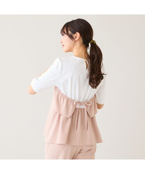 Rose Tiara / ローズティアラ カットソー | 【UVカット/イージーケア/接触冷感】ペプラムビスチェカットソー | 詳細8