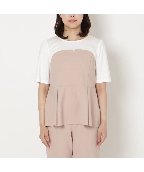 Rose Tiara / ローズティアラ カットソー | 【UVカット/イージーケア/接触冷感】ペプラムビスチェカットソー | 詳細9
