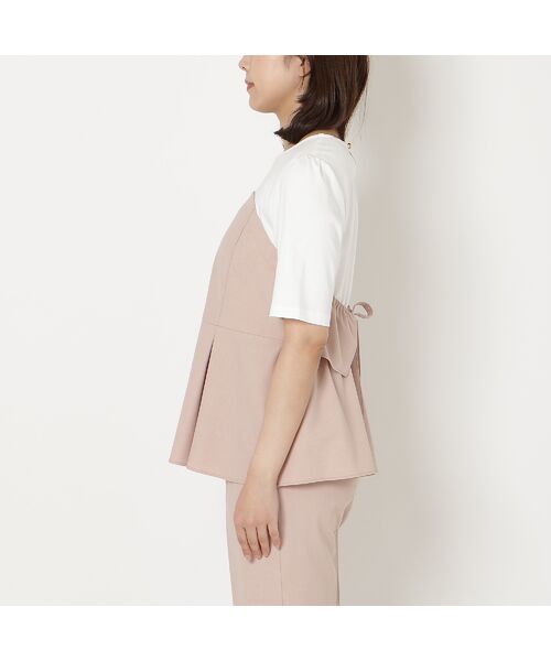 Rose Tiara / ローズティアラ カットソー | 【UVカット/イージーケア/接触冷感】ペプラムビスチェカットソー | 詳細10