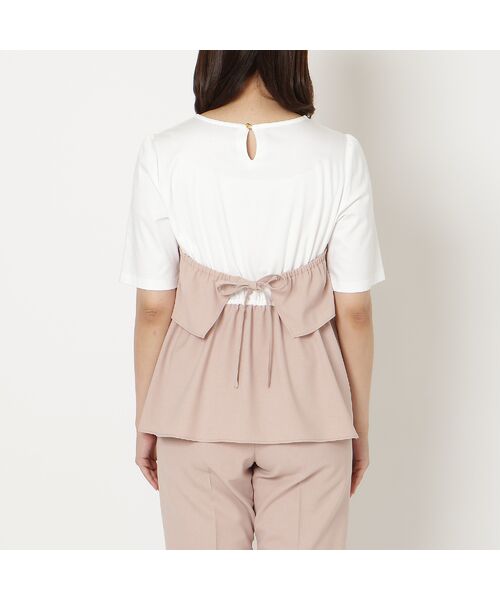 Rose Tiara / ローズティアラ カットソー | 【UVカット/イージーケア/接触冷感】ペプラムビスチェカットソー | 詳細11