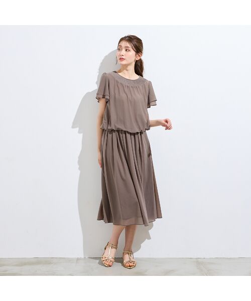 Rose Tiara / ローズティアラ カットソー | 【セットアップ対応】バルーンヘムカットソー（ブラウン）