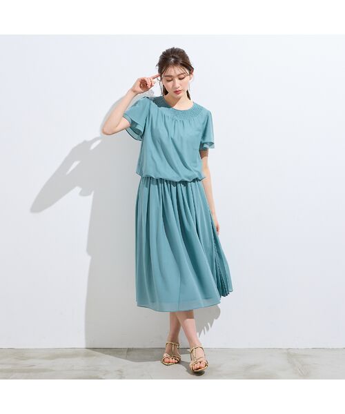 Rose Tiara / ローズティアラ カットソー | 【セットアップ対応】バルーンヘムカットソー（グリーン）