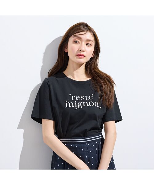 Rose Tiara / ローズティアラ カットソー | reste mignon ロゴTシャツ | 詳細4