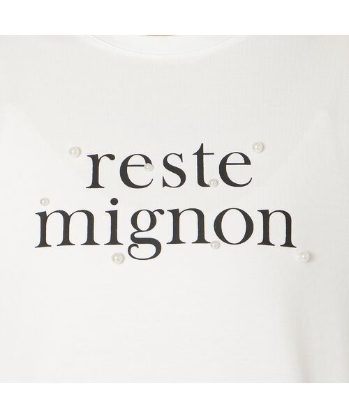 Rose Tiara / ローズティアラ カットソー | reste mignon ロゴTシャツ | 詳細11