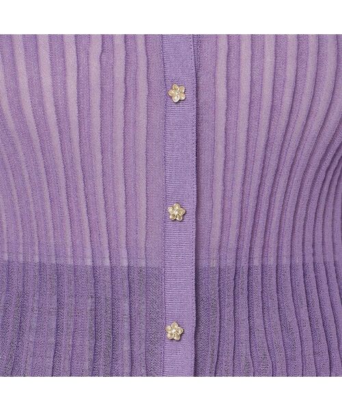 Rose Tiara / ローズティアラ ニット・セーター | エアリーリブニットカーディガン | 詳細16