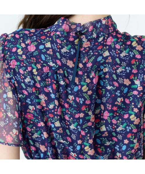 Rose Tiara / ローズティアラ ミニ丈・ひざ丈ワンピース | 【サンリオキャラクターズ】サンリオキャラクター MIXプリントワンピース | 詳細7